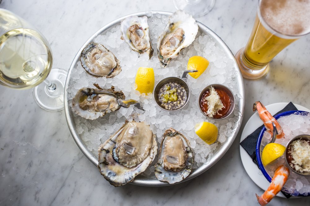 Farmer & The Fish: Red, White & Blue Oysters